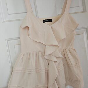Versona ruffle flowy sleeveless top